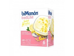 BiManán beSlim Natillas sabor limón 6 unidades
